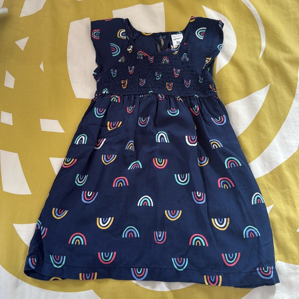 Girls Carter’s Rainbow Dress - size 3T
